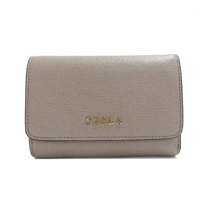 新品　FURLA フルラ　定価22,000円　バビロン　三つ折り　財布　ベージュ Furla/フルラ】 バビロン 872820 三つ折り ミニウォレット 三つ折り