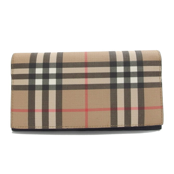 BURBERRY/バーバリー】 8016613 ヴィンテージチェックキャベンディッシュ 二つ折り長財布 長財布 レザー/キャンバス ベージ –  真子質店 PawnShopMAKO