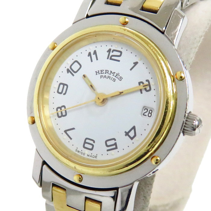 HERMES/エルメス】 クリッパー CL4.220 コンビカラー 腕時計