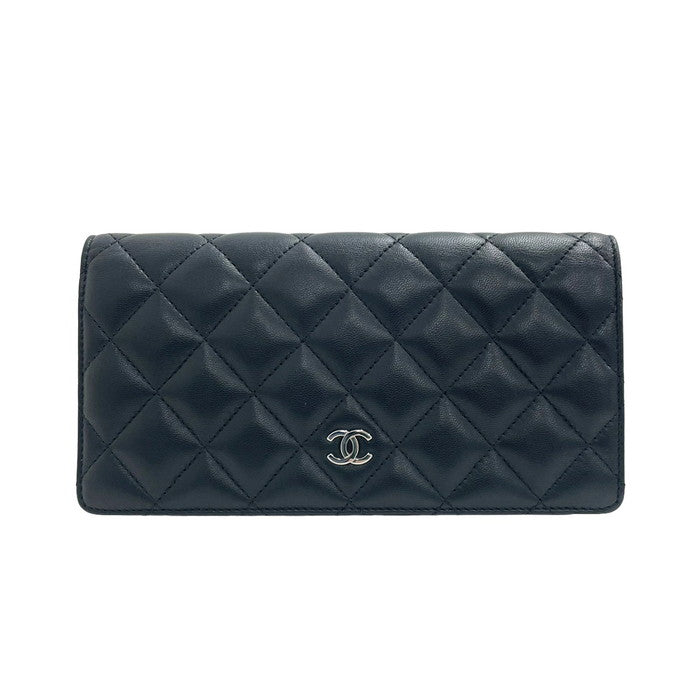 CHANEL/シャネル】 A31509 マトラッセ 二つ折り 長財布 14番台