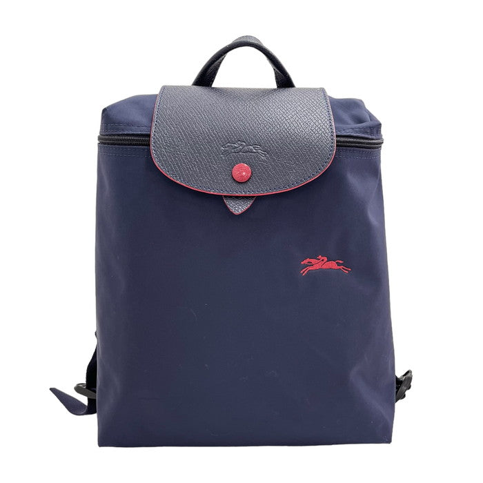 ロンシャン　ル・プリアージュ　リュック　ネイビー×レッド Longchamp/ロンシャン】 ル プリアージュ クラブ 1699 619 バック