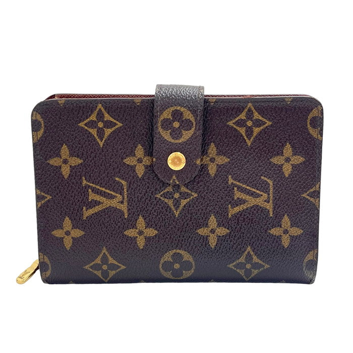 【美品SS】ルイヴィトン　ポルトパピエジップ　モノグラム　折り財布 LOUIS VUITTON/ルイ・ヴィトン】 ポルトパピエジップ モノグラム