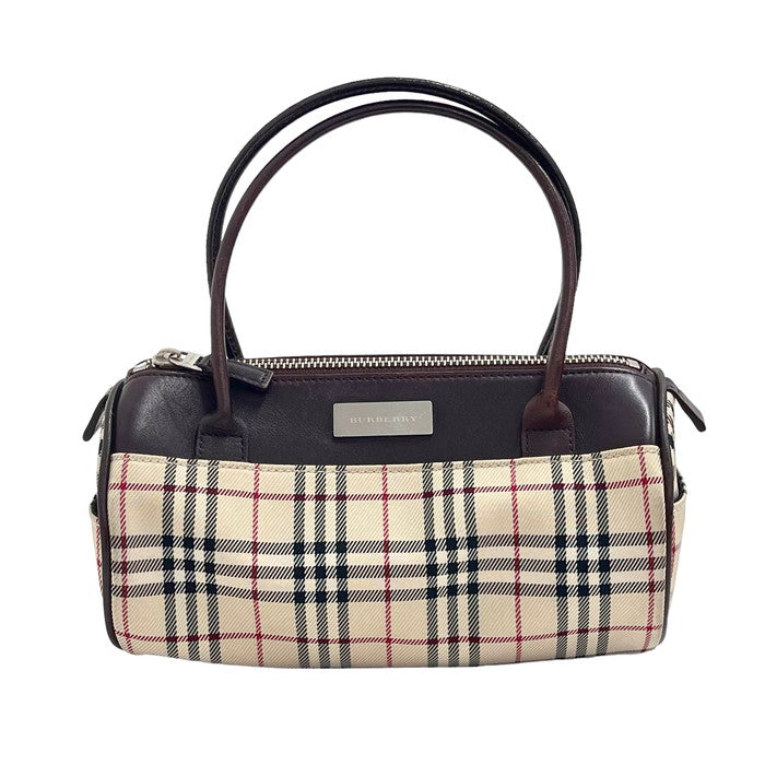 BURBERRY バーバリー ノバチェック ハンドバッグ ミニバッグ ベージュ BURBERRY/バーバリー】 ノバチェック ミニ ハンドバッグ ベージュ