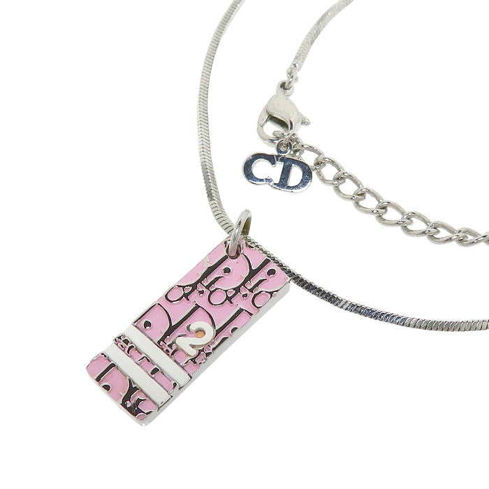 Christian Diorクリスチャンディオール トロッターネックレス ピンク