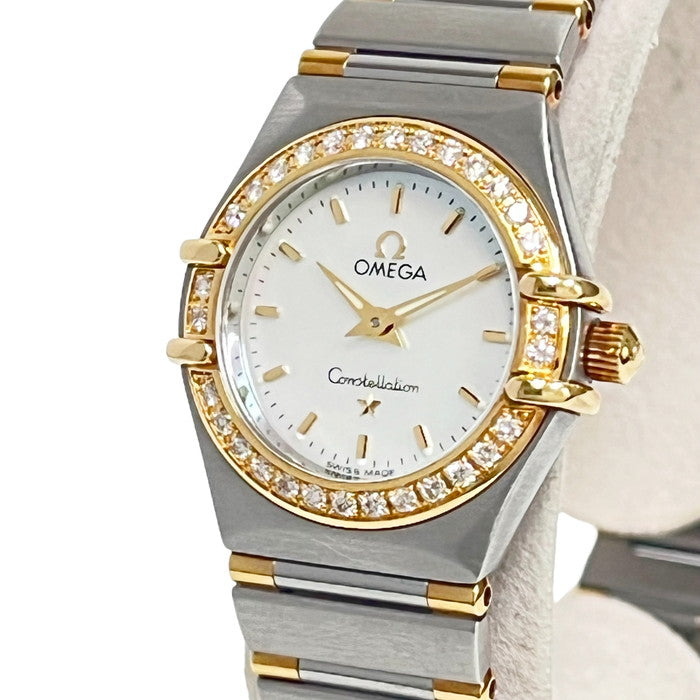 【点検済】オメガ 1367.70コンステレーション ダイヤ クオーツ 腕時計 OMEGA/オメガ】 1367.70 コンステレーション ダイヤベゼル 腕時計