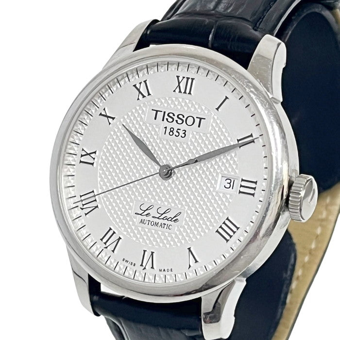 【TISSOT/ティソ】 ル・ロックル L164/264-1 腕時計 ステンレススチール/レザー 自動巻き/オートマ シルバー文字盤 メンズ,  【中古】【真子質店】【GD】, 【Txx】