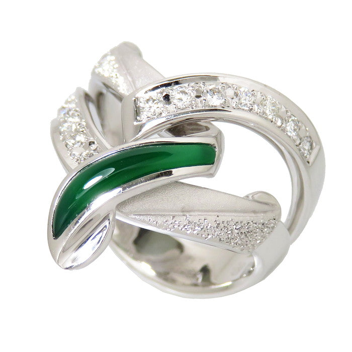 K18ホワイトゴールド ダイヤモンドリング 山崎裕見子・作 SELECT