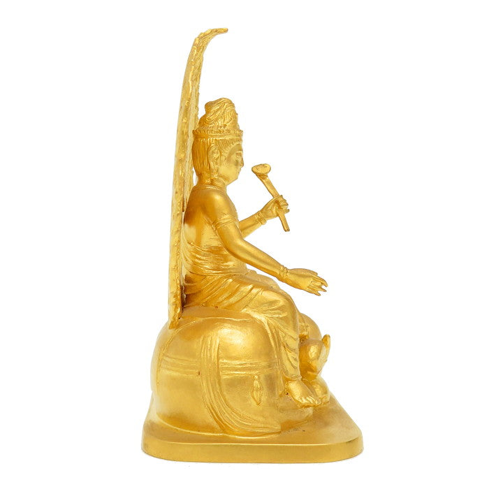 松久宗琳 普賢菩薩 仏像 320.5g 造幣局ホールマーク入り オブジェ K24