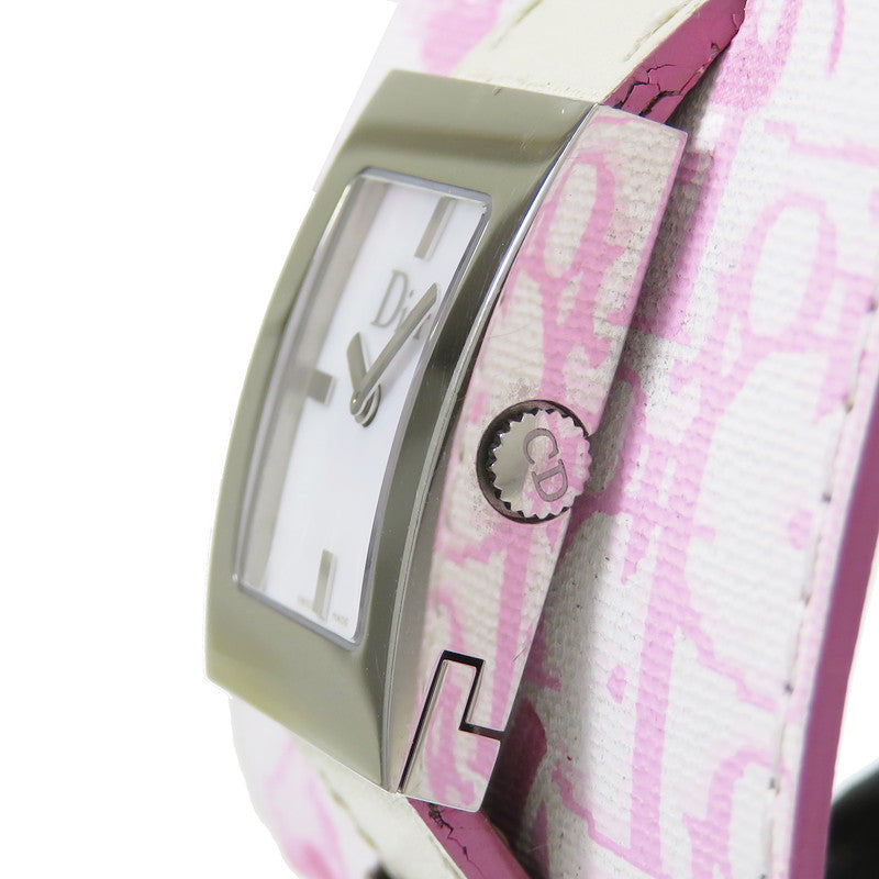 NEW低価【新品電池】ディオール マリス シルバー文字盤 レディース 腕時計 純正ベルト 時計