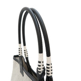★★最終特価品【HERMES/エルメス】 スティープル28 トートバッグ キャンバス/レザー ブラック レディース【中古】【真子質店】【BL】 【MaMoxx】