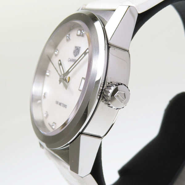 ★★最終特価品【TAG HEUER/タグホイヤー】 カレラ WBG1312 腕時計 ステンレススチール/レザー/13Pダイヤモンド クオーツ シェル文字盤 レディース
【中古】【真子質店】【GD】




【IxxI】