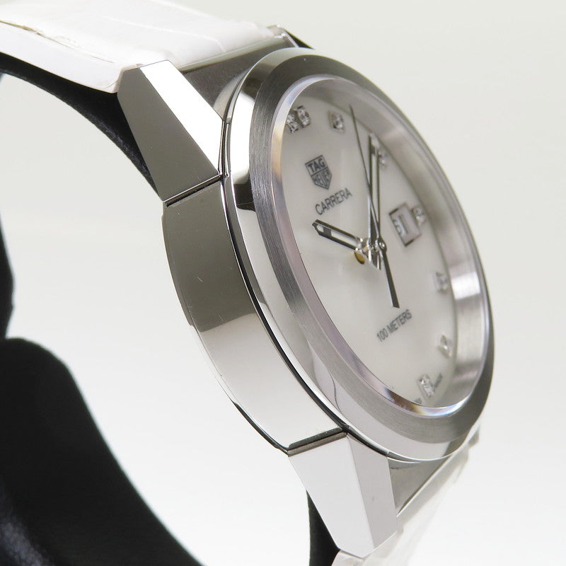 ★★最終特価品【TAG HEUER/タグホイヤー】 カレラ WBG1312 腕時計 ステンレススチール/レザー/13Pダイヤモンド クオーツ シェル文字盤 レディース
【中古】【真子質店】【GD】




【IxxI】