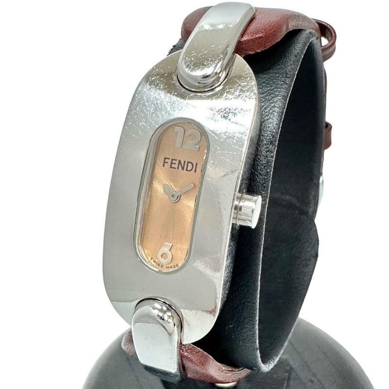 【FENDI/フェンディ】 009-3400L-034 腕時計 ステンレススチール/レザー クオーツ ピンク文字盤/茶革ベルト レディース
【中古】【真子質店】【NN】




【Yx】
