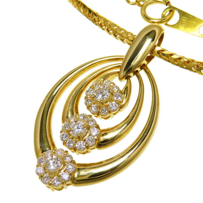 ★★最終特価品 3連 揺れるデザイン ダイヤモンド(推定H-SI) 計0.60ct ネックレス K18ゴールド 18金 14.3g 40cm レディース
【中古】【真子質店】【NN】




【Ixxx】