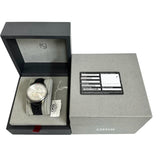 ★★最終特価品【ORIS/オリス】 01 74777014461-07 5 22 87FCS ＯH済 仕上げ済 アウディスポーツGMT 腕時計 ステンレススチール/レザー 自動巻き/オートマ シルバー文字盤/黒革ベルト メンズ 【中古】【真子質店】【GD】 【ITSMi】