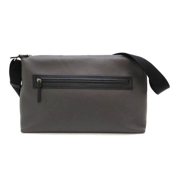 【Furla/フルラ】 ショルダー メッセンジャーバッグ レザー グレー ユニセックス【中古】【真子質店】【NN】【Max】 最終特価品【Furla/フルラ】 ショルダー メッセンジャーバッグ レザー