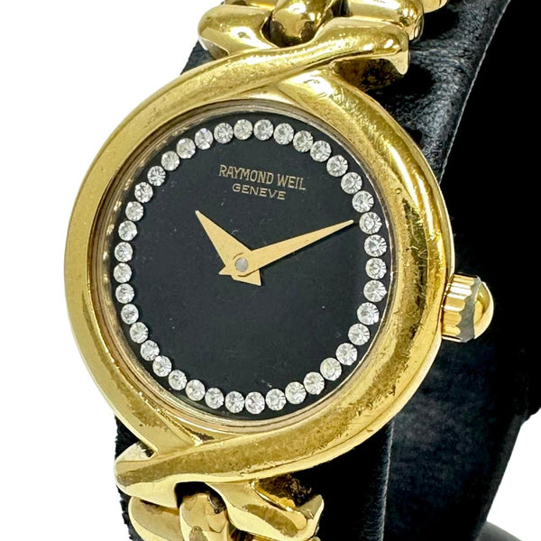 ★★最終特価品 9827  RAYMOND WEIL/レイモンドウェイル ラウンド 腕時計 GP クオーツ 黒文字盤 レディース
【中古】【真子質店】【NN】




【IMaT】