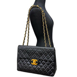 【CHANEL/シャネル】 デカマトラッセ34 WフラップWチェーンショルダーバッグ  ギャラ有/シール有 ショルダーバッグ 2002年頃 ラムスキン ブラック/ゴールド金具 レディース【中古】【真子質店】【BL】




【DDMaMa】