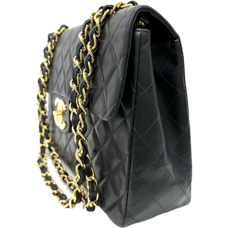 【CHANEL/シャネル】 デカマトラッセ34 WフラップWチェーンショルダーバッグ  ギャラ有/シール有 ショルダーバッグ 2002年頃 ラムスキン ブラック/ゴールド金具 レディース【中古】【真子質店】【BL】




【DDMaMa】