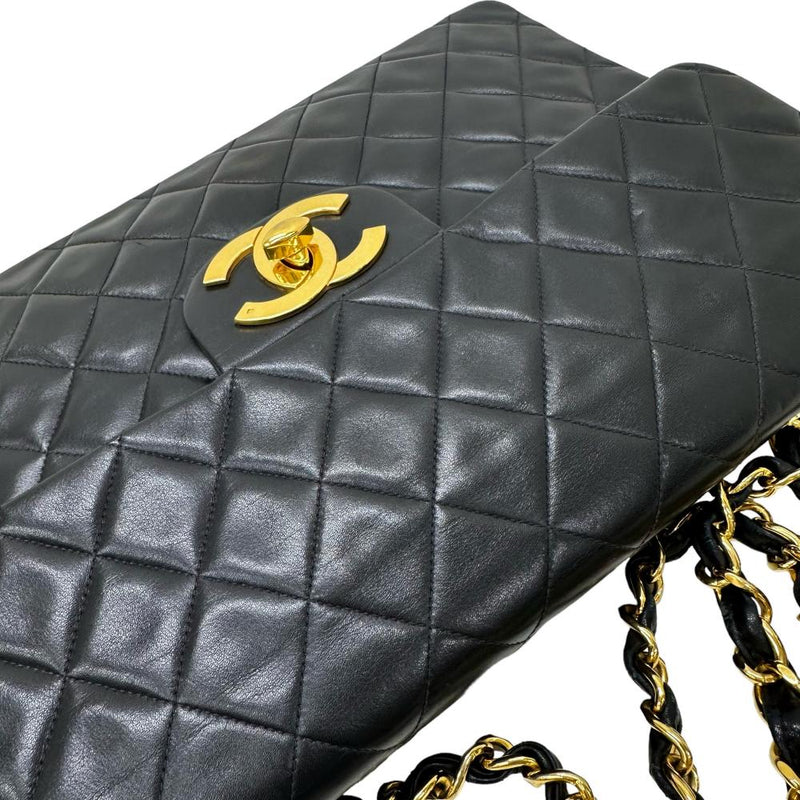 【CHANEL/シャネル】 デカマトラッセ34 WフラップWチェーンショルダーバッグ  ギャラ有/シール有 ショルダーバッグ 2002年頃 ラムスキン ブラック/ゴールド金具 レディース【中古】【真子質店】【BL】




【DDMaMa】