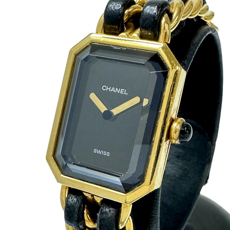 CHANEL/シャネル】 プルミエールM H0001 腕時計 GP/レザー クオーツ ...