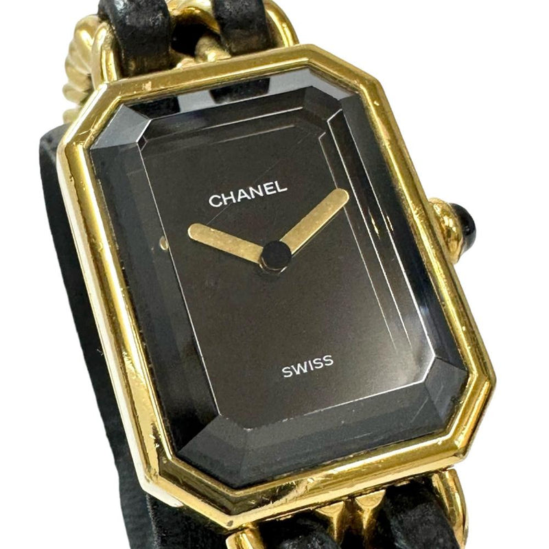 【CHANEL/シャネル】 プルミエールM H0001  腕時計 GP/レザー クオーツ 黒文字盤 レディース
【中古】【真子質店】【BL】




【ITYMo】
