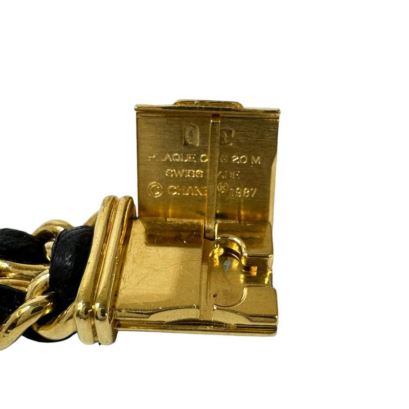 【CHANEL/シャネル】 プルミエールM H0001  腕時計 GP/レザー クオーツ 黒文字盤 レディース
【中古】【真子質店】【BL】




【ITYMo】