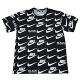 【NIKE/ナイキ】 NIKE×COMME des GARCONSコラボ 総柄 半袖Ｔシャツ ポリエステル 白ロゴ総柄/ブラック地 メンズ【中古】【真子質店】【GD】




【YY】