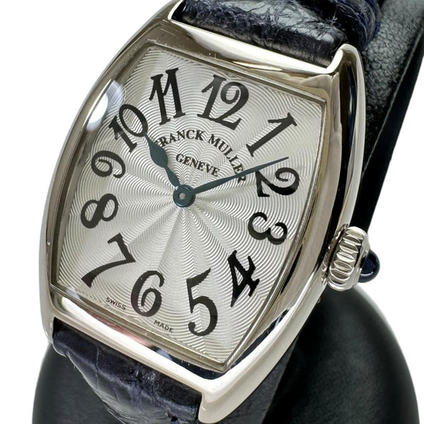 【FRANCK MULLER/フランクミュラー】 トノーカーベックス 2251MC 腕時計 K18WGホワイトゴールド/レザー 手巻き シルバー/紺革ベルト レディース
【中古】【真子質店】【GD】




【Txxx】