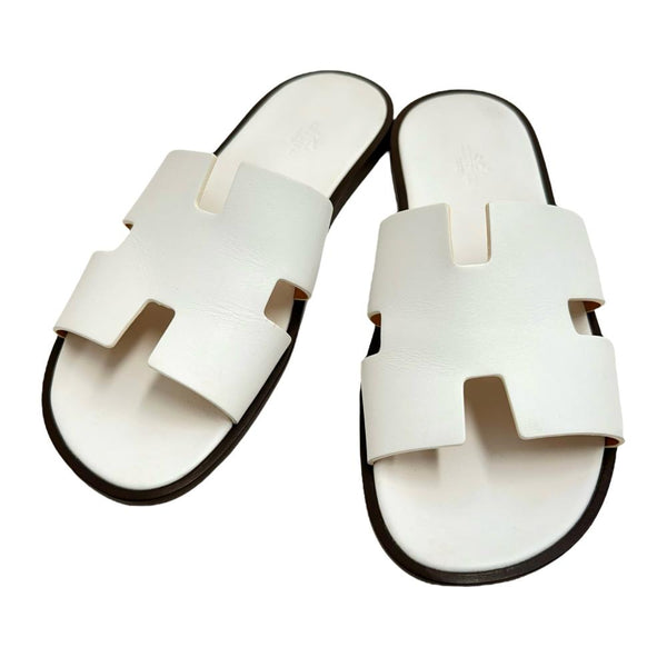 HERMES/エルメス】 Hロゴ イズミール フラット サンダル カーフ