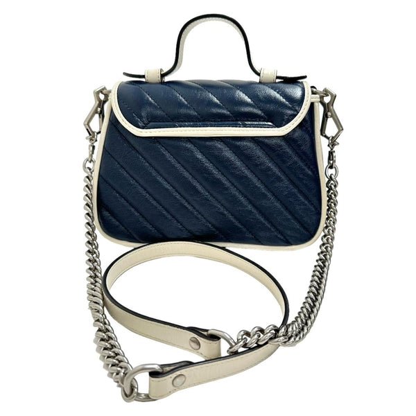 【GUCCI/グッチ】 583571 GGマーモント ミニトップハンドル 2WAY ハンドバッグ レザー ネイビー/ホワイト レディース【中古】【真子質店】【GD】




【IIxx】