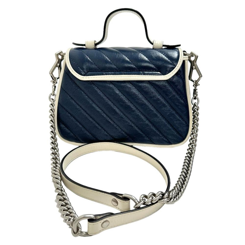 【GUCCI/グッチ】 583571 GGマーモント ミニトップハンドル 2WAY ハンドバッグ レザー ネイビー/ホワイト レディース【中古】【真子質店】【GD】




【IIxx】