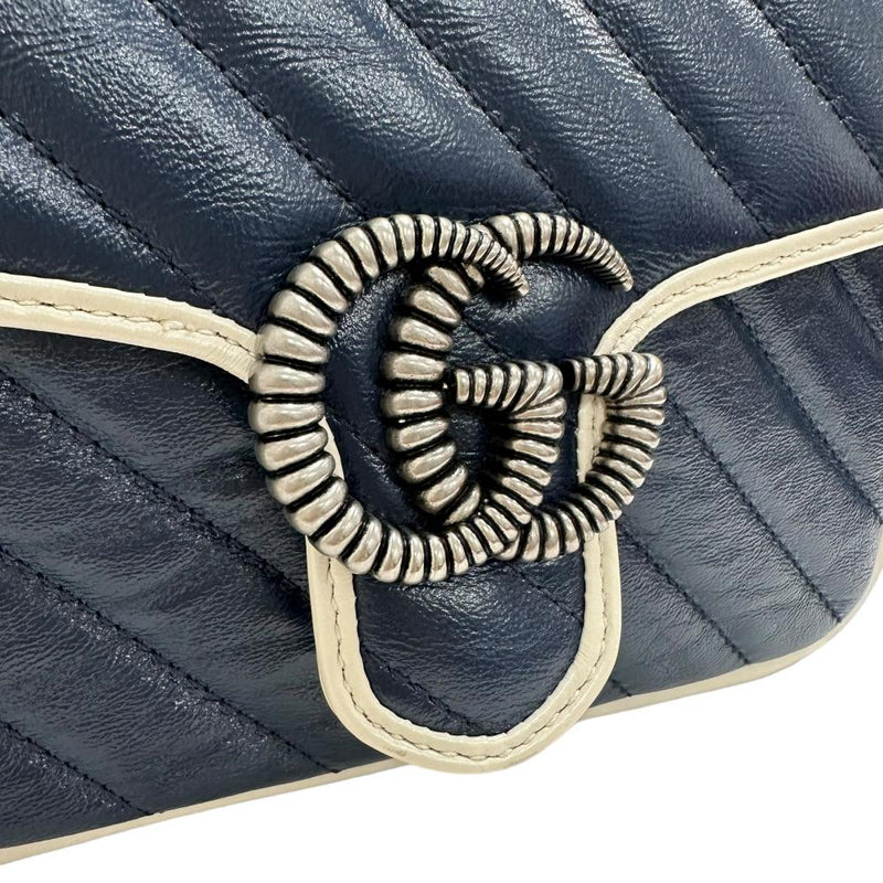 【GUCCI/グッチ】 583571 GGマーモント ミニトップハンドル 2WAY ハンドバッグ レザー ネイビー/ホワイト レディース【中古】【真子質店】【GD】




【IIxx】