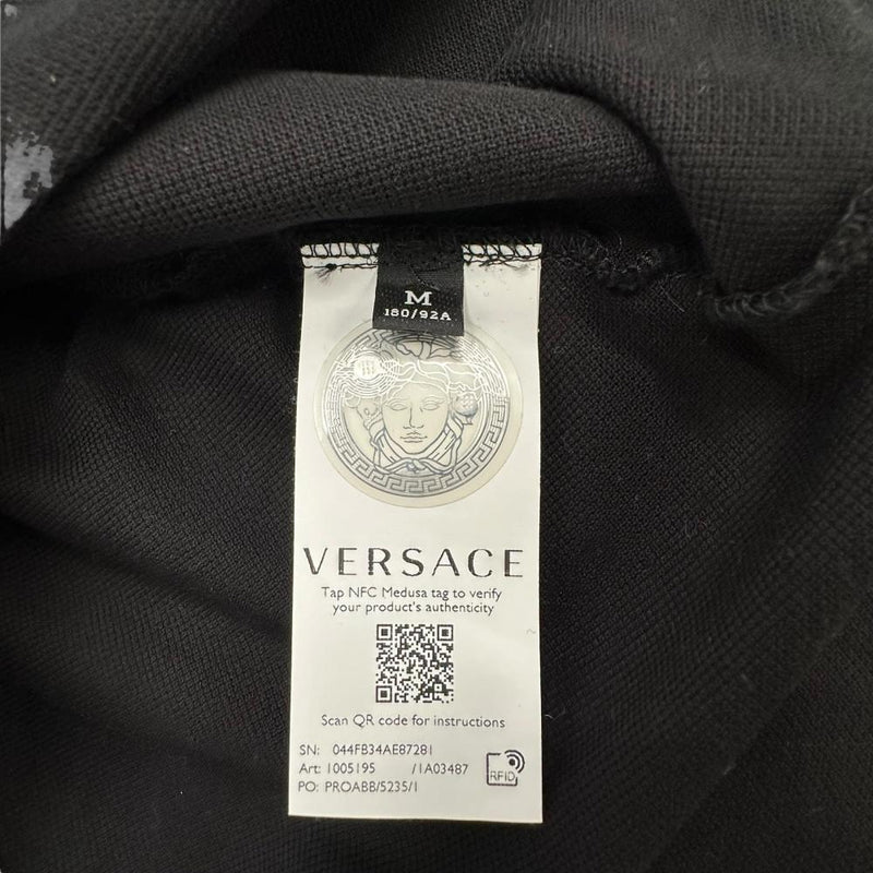 【VERSACE/ヴェルサーチ】 ポロシャツ コットン100％/ポリエステル100％(別布) ブラック メンズ【中古】【真子質店】【GD】




【KK】