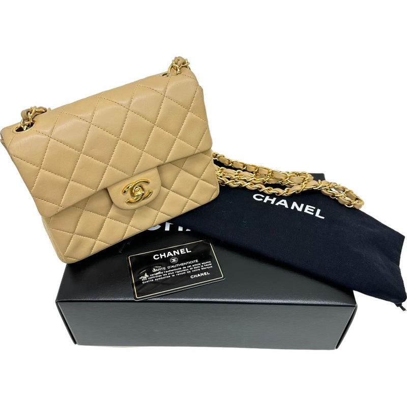 【CHANEL/シャネル】 ミニマトラッセ チェーンショルダー カード＆シールあり ショルダーバッグ ラムスキン ベージュ（イエロー系）/ゴールド金具 レディース【中古】【真子質店】【GD】




【MaxYS】