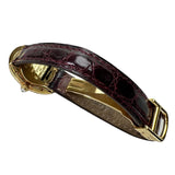 【CARTIER/カルティエ】 ベニュアール/ベニュワール ベゼル＆リューズダイヤモンド WB500431 ギャラ/保証書付き　3重純正ダイヤ 腕時計 K18YGイエローゴールド/レザー クオーツ シルバー文字盤/赤革ベルト レディース
【中古】【真子質店】【BL】




【Kxxx】