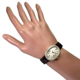 【CARTIER/カルティエ】 ベニュアール/ベニュワール ベゼル＆リューズダイヤモンド WB500431 ギャラ/保証書付き　3重純正ダイヤ 腕時計 K18YGイエローゴールド/レザー クオーツ シルバー文字盤/赤革ベルト レディース
【中古】【真子質店】【BL】




【Kxxx】