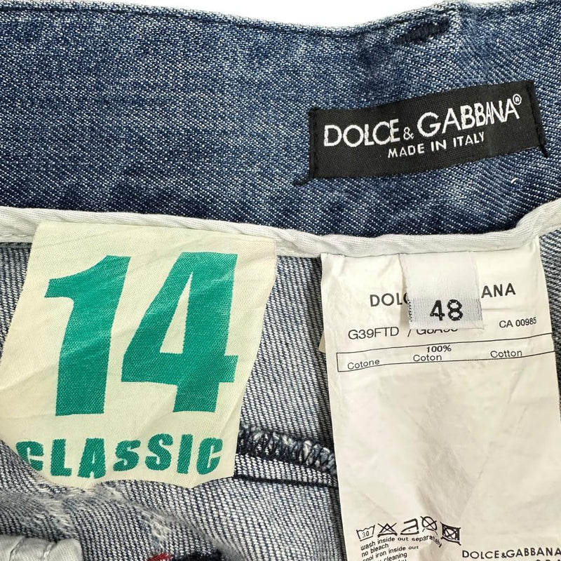 【DOLCE&GABBANA/ドルチェアンドガッバーナ】 ダメージ加工 デニムパンツ コットン100％ ブルー メンズ【中古】【真子質店】【GD】




【Dx】