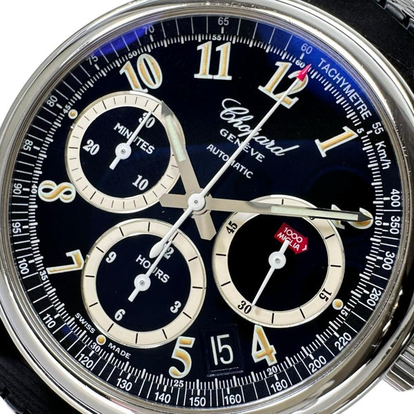 【Chopard/ショパール】 ミッレミリア クロノグラフ 裏スケ 8331 腕時計 ステンレススチール 自動巻き/オートマ ブラック文字盤/ブラックラバーベルト メンズ
【中古】【真子質店】【GD】




【TxxT】