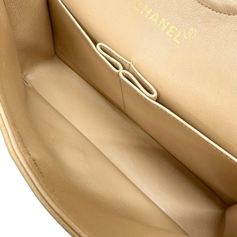 【CHANEL/シャネル】 WフラップWチェーンショルダー ギャラ有/シール有 ショルダーバッグ ラムスキン イエローベージュ/ベージュ/ゴールド金具 レディース【中古】【真子質店】【BL】




【TMiYx】