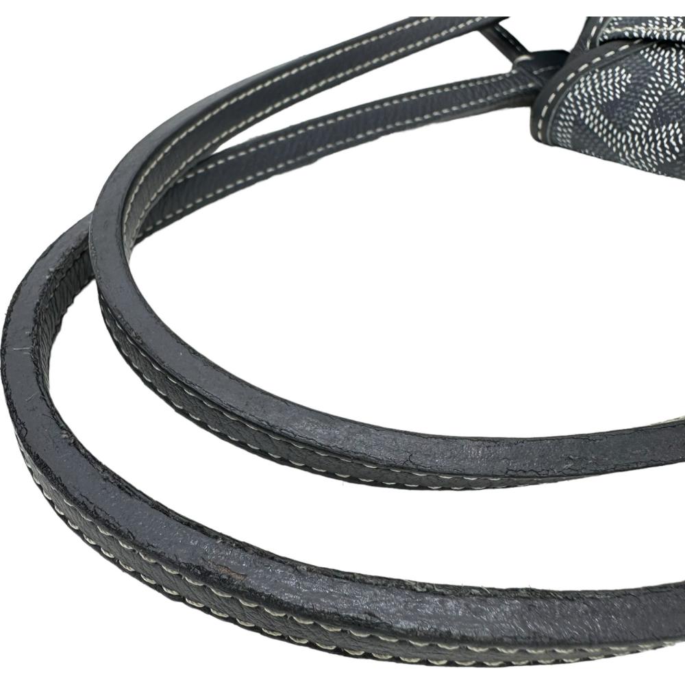 【GOYARD/ゴヤール】 サンルイPM マーカージュ ×柄 トートバッグ ポーチ付 ハンドバッグ PVCコーティングキャンバス グレー レディース【中古】【真子質店】【BL】【TIMaD】 GOYARD/ゴヤール】 サンルイPM マーカージュ ×柄 トートバッグ ポーチ