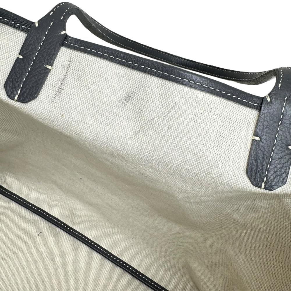 【GOYARD/ゴヤール】 サンルイPM マーカージュ ×柄 トートバッグ ポーチ付 ハンドバッグ PVCコーティングキャンバス グレー レディース【中古】【真子質店】【BL】【TIMaD】 GOYARD/ゴヤール】 サンルイPM マーカージュ ×柄 トートバッグ ポーチ