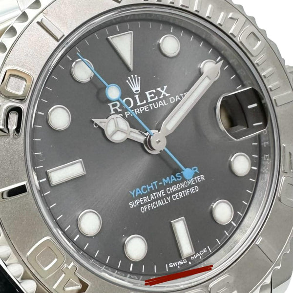 【ROLEX/ロレックス】 ヨットマスター37 268622  ギャラ付き 腕時計 ステンレススチール/Ptプラチナ 自動巻き/オートマ （2017年） グレー（ダークロジウム/スレート）文字盤 ボーイズ
【中古】【真子質店】【BL】




【IMoMiKMa】
【ex】