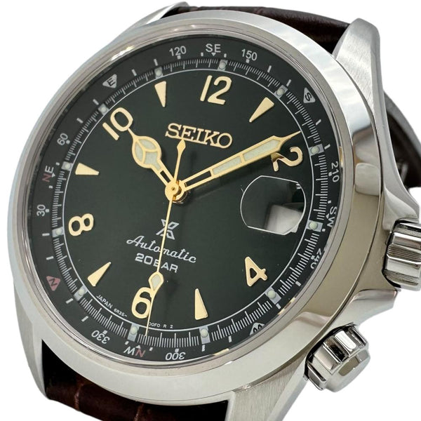 【SEIKO/セイコー】 プロスペックス　アルピニスト コアショップ限定 SBDG091（6R35-00E0） 腕時計 ステンレススチール/レザー 自動巻き/オートマ ダークグリーン文字盤/ブラウン革 メンズ
【中古】【真子質店】【GD】




【YMaMi】