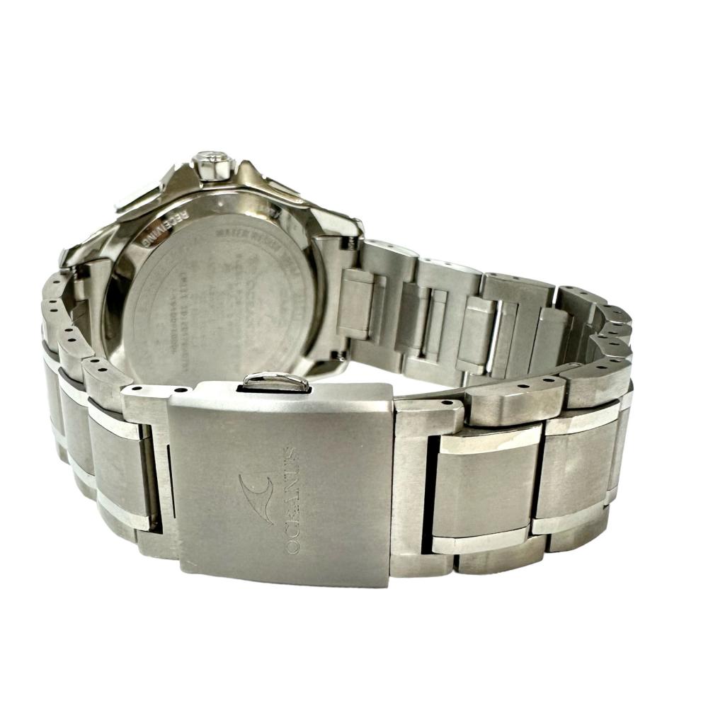 CASIO/カシオ】 オシアナス OCW-G2000 腕時計 チタン ソーラー電波 黒