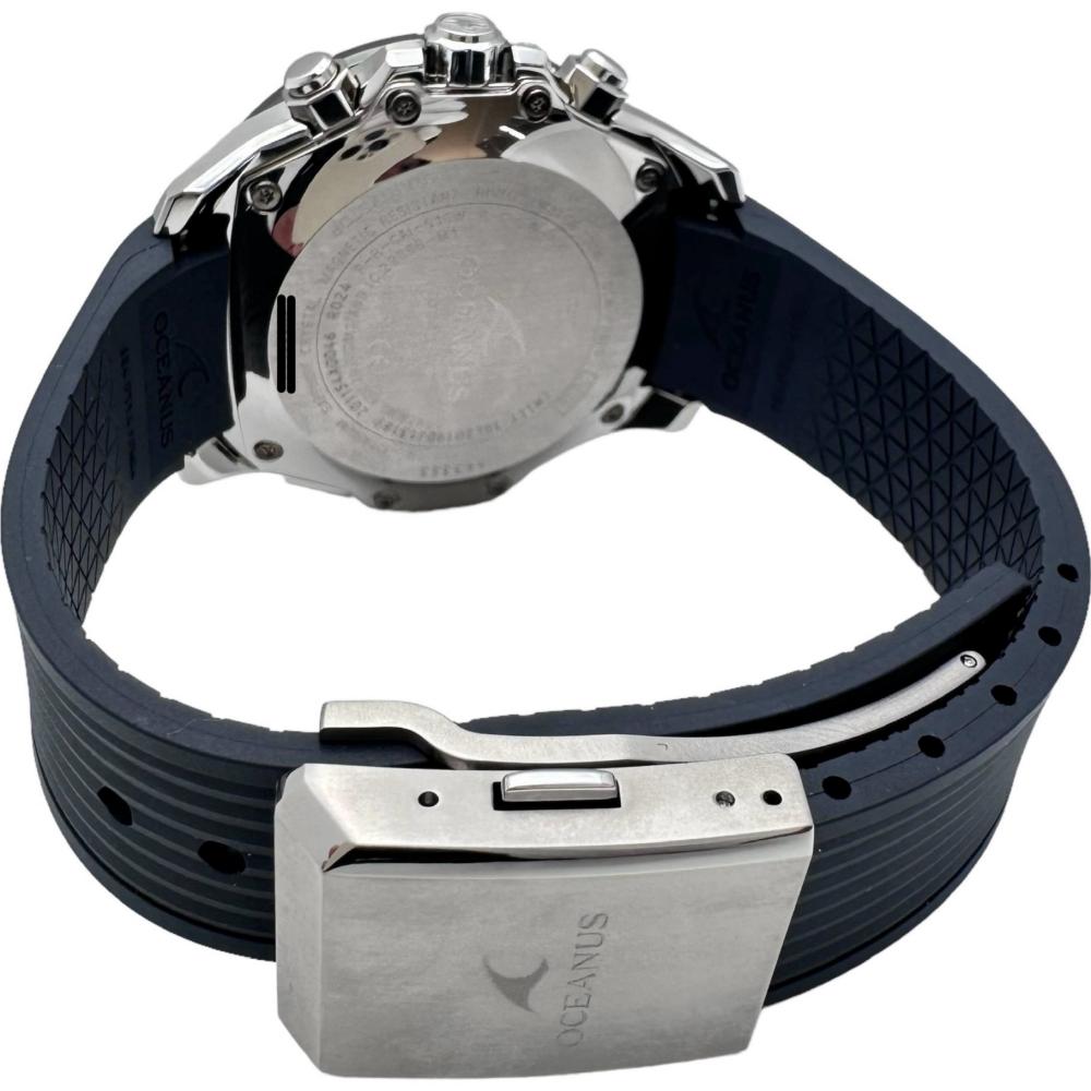 【CASIO/カシオ】 オシアナス カシャロ/CACHALOT OCW-P2000 ダイバーズ 腕時計 ステンレススチール ソーラー電波 ネイビー文字盤/ダークネイビーラバー 赤紺ガンメタブラックベゼル メンズ【中古】【真子質店】【GD】【MoKT】 CASIO/カシオ】 オシアナス カシャロ/CACHALOT OCW-P2000 ダイバーズ