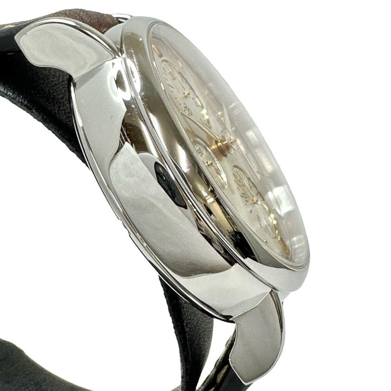 【IWC/インターナショナルウォッチカンパニー】 ポートフィノ　 IW378302  クロノ　ギャラ付/保証書 腕時計 ステンレススチール/レザー 自動巻き/オートマ シルバー文字盤/茶革ベルト(社外) メンズ
【中古】【真子質店】【GD】




【TSST】