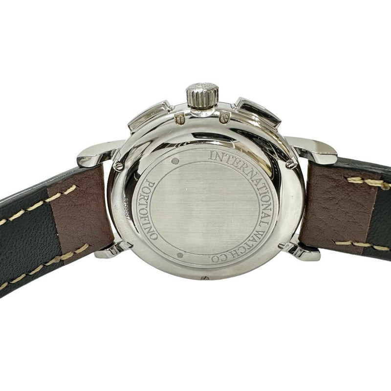 【IWC/インターナショナルウォッチカンパニー】 ポートフィノ　 IW378302  クロノ　ギャラ付/保証書 腕時計 ステンレススチール/レザー 自動巻き/オートマ シルバー文字盤/茶革ベルト(社外) メンズ
【中古】【真子質店】【GD】




【TSST】