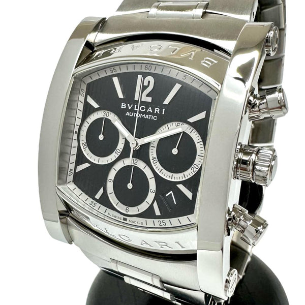 ▲BVLGARI/ブルガリ アショーマ AA39S ブルーグレー 自動巻き △BVLGARI/ブルガリ アショーマ AA39S ブルーグレー 自動巻き