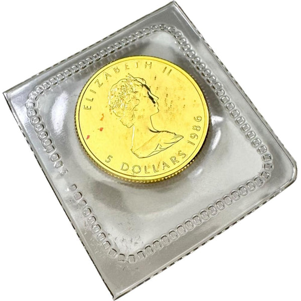 メイプルリーフ金貨 1/10oz エリザベス2世 1986年 コイン K24ゴールド ユニセックス【中古】【真子質店】【BL】




【MaTx】